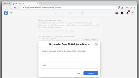 Facebook Hesap Silme Ad M Ad M Rehber Sdn