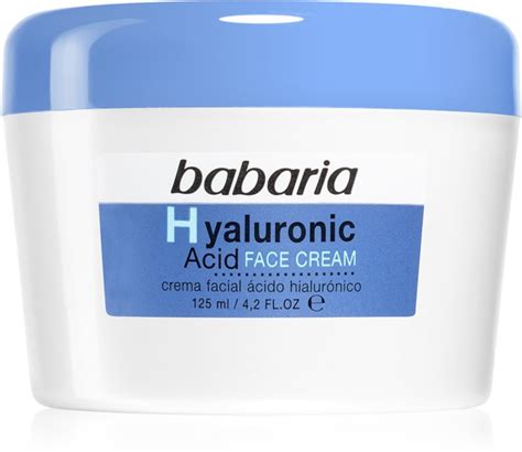 Babaria Hyaluronic Acid Ansiktskr M Med Hyaluronsyra Notino Se