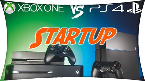 Startup Xbox One Vs Ps4 Vergleich Youtube