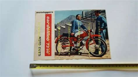 Moto Guzzi Cardellino Depliant Brochure Originale Eur