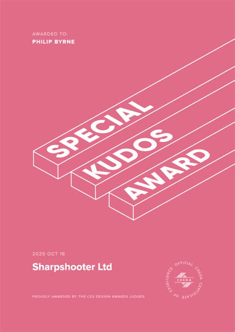 Css Design Awards Sharpshooter Dublin