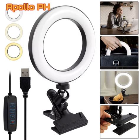 6 10 12 Inches LED Ring Light Fill Light For Makeup Live Vlog Streaming