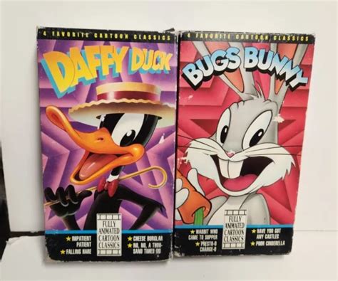 Bugs Bunny Daffy Duck Looney Tunes Vhs 1989 460 Picclick Ca