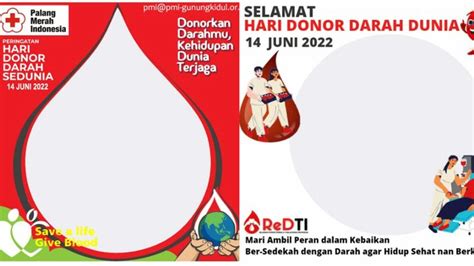 Link Twibbon Hari Donor Darah Sedunia Terbaru Bingkai Digital Fb