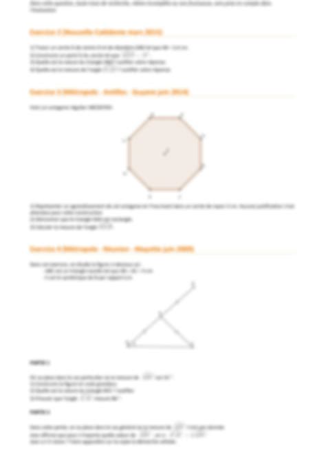 SOLUTION Angles Inscrits Angles Au Centre Polygones Reguliers