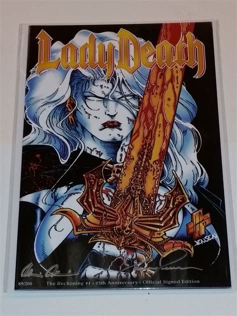 Lady Death Reckoning 25th Anniversary Signed Edition Nm 96 Coa