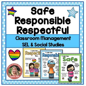 Be Safe Respectful And Responsible Posters Sort Pack In 2024 Pbis