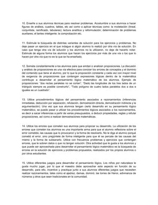 C Mo Desarrollar El Pensamiento L Gico Matem Tico De Los Alumnos Pdf