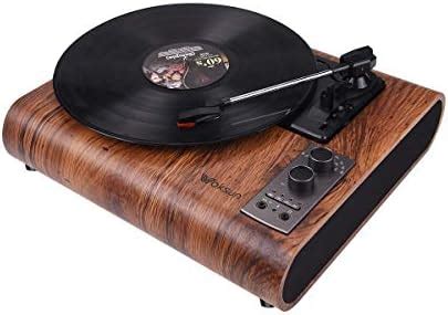 Platine Vinyle Voksun Bluetooth Tourne Disque Lp Lecteur