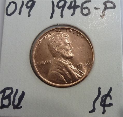 P Red Uncirculated Lincoln Wheat Cent Bu For Sale Buy