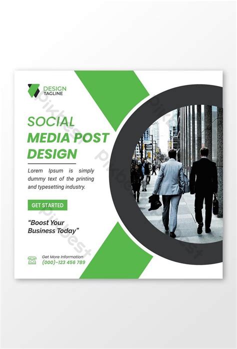 Modern Social Media Post Design Template Ai Free Download Pikbest