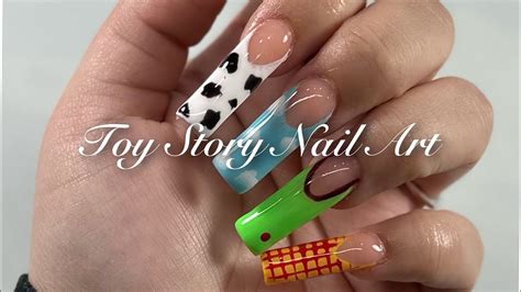 Toy Story Nails Acrylic Nails No Voiceover Youtube