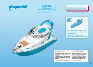 Manual De Uso Playmobil Set Waterworld Yate De Lujo