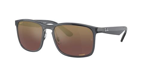 Ray-Ban RB4264 Chromance 58 Violet & Grey Polarised Sunglasses | Sunglass Hut Australia