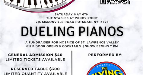 Hospice Of St Lawrence Valley Inc Dueling Pianos 2023