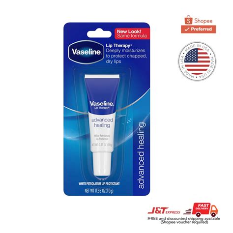 Vaseline Lip Therapy Advanced Petroleum Jelly G Shopee Philippines