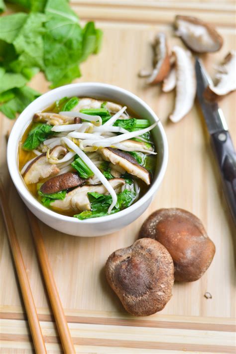 Bok Choy And Shiitake Noodle Soup A Dash Of Soul