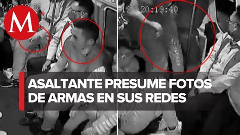 Identifican En Redes Sociales Al Asaltante Del Violento Robo De La