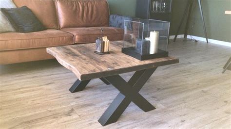 Boomstam Effect Salontafel Salontafel Industrieel Salontafel Hout