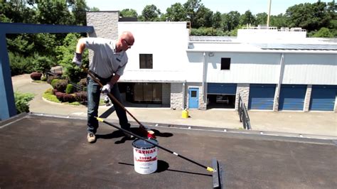 How To Apply Rubberized Roof Coating On Flat Roof Karnak 229 Ar