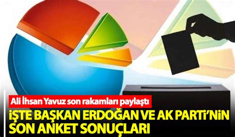 Ali İhsan Yavuz son rakamları paylaştı İşte Erdoğan ve AK Parti nin oy