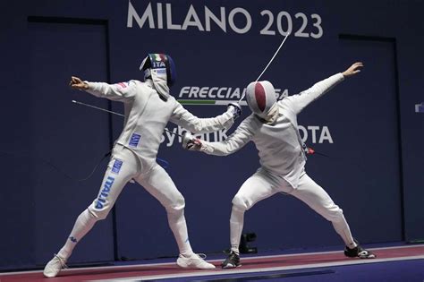 Diretta Mondiali Scherma Milano Italia Doppio Oro Fioretto E