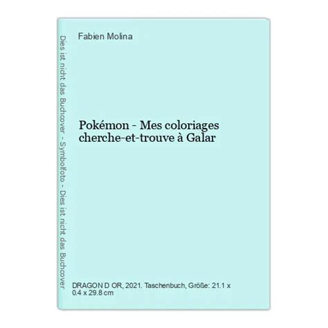 POKÉMON MES coloriages cherche et trouve à Galar Molina Fabien EUR