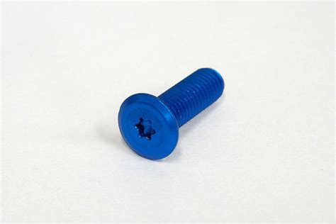 Ultra Low Head Screw 310slim 6 Lobe Machine Screws M3 Aluminum Blue 1pc Low Head Screw