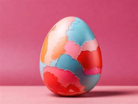 Premium Photo Painted Colorful Easter Egg