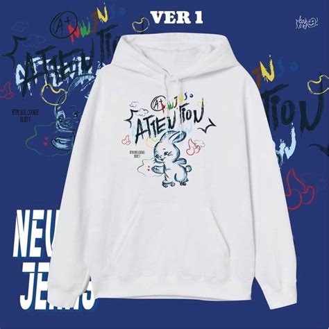 New Jeans Attention Casual Hoodie