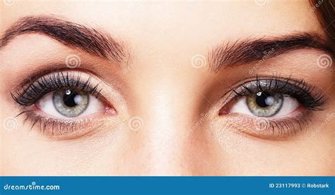 Beautiful Womans Eyes Stock Photos - Image: 23117993