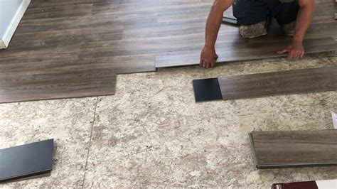 LVP (luxury vinyl plank) installation KC Floors - YouTube