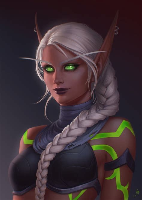 June Jenssen Artista Elfo De Sangre Warcraft Races Warcraft