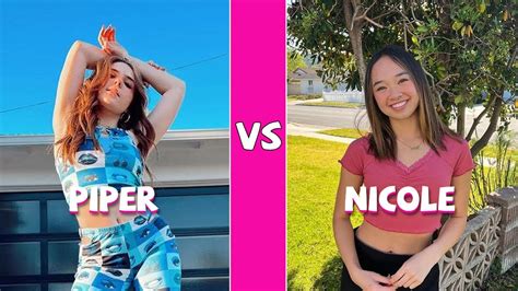 Piper Rockelle Vs Nicole Laeno Tiktok Dances Compilation Youtube