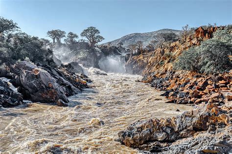 Epupa Falls On The Kunene River In Namibia Photograph By Artush Foto