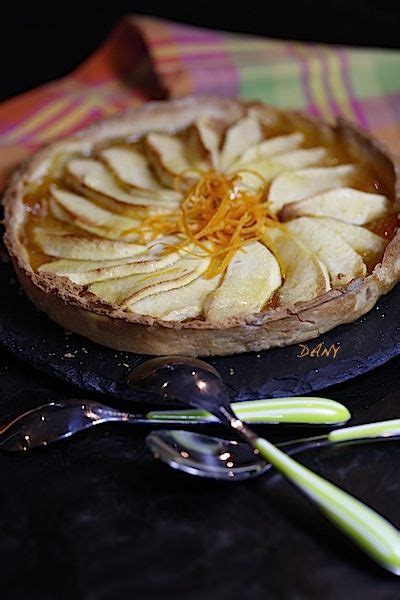 Tarte Aux Pommes Au Confit Dorange Pic Tout La Cuisine De Dany