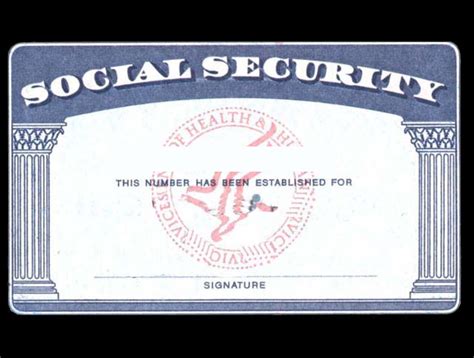 9 PSD Social Security Cards Printable Images - Social Security Card ...