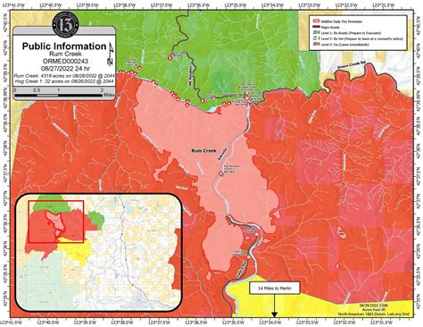 Ormed Rum Creek Fire Incident Maps