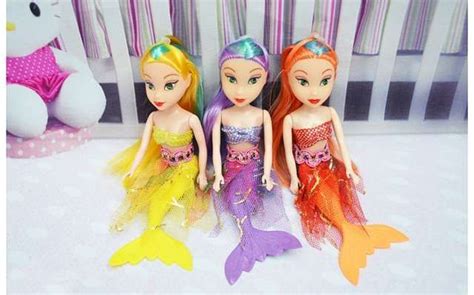 Mermaid Princess Baby Childrens Holiday T Girl Toys Its Tail Is