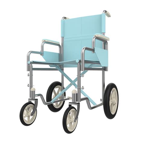 Hospital Wheelchair Isolated On Background 3d Rendering Illustration 37363071 Png