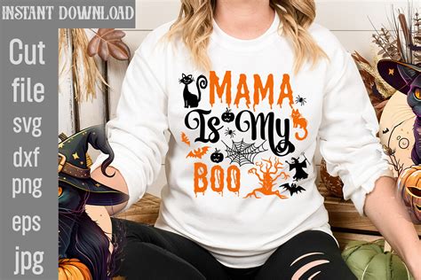 Mama Is My Boo Svg Cut File Graphic By Simacrafts Creative Fabrica