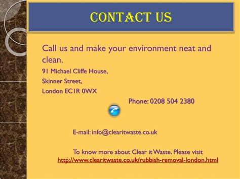 Ppt Waste Removal Service Clear It Waste Powerpoint Presentation