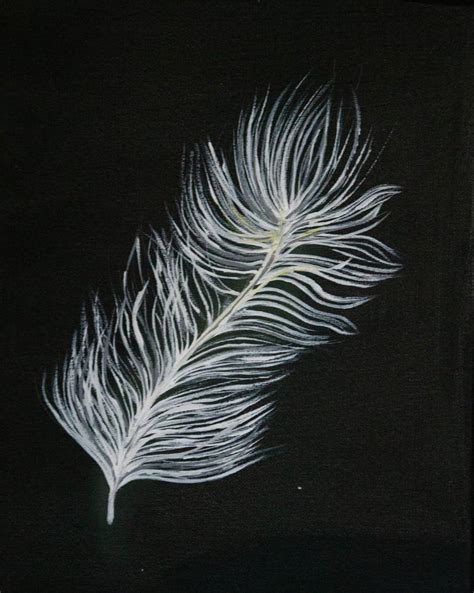 Feather Painting by Maria Afanassiev | Saatchi Art