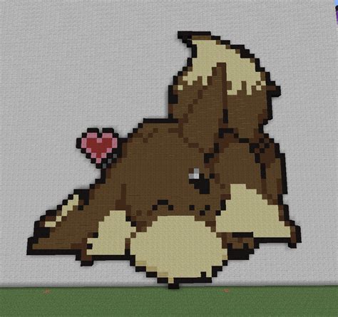 Eevee Pixel Art by BannerWolf on DeviantArt