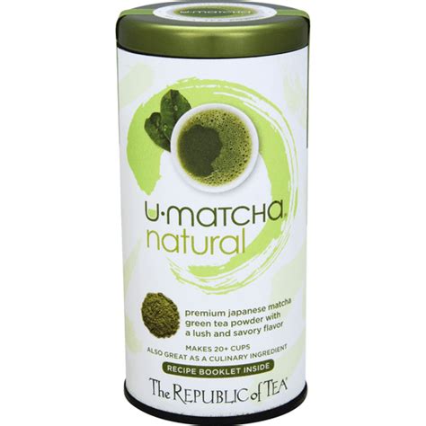 The Republic Of Tea U Matcha Green Tea Natural Shop Superlo Foods