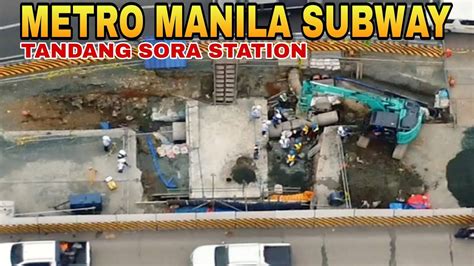 Sunday Update Metro Manila Subway Tandang Sora Station Update