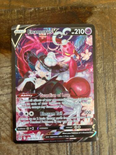 Enamorus V TG18 TG30 Pokémon TCG Lost Origin Trainer Gallery Holo Ultra