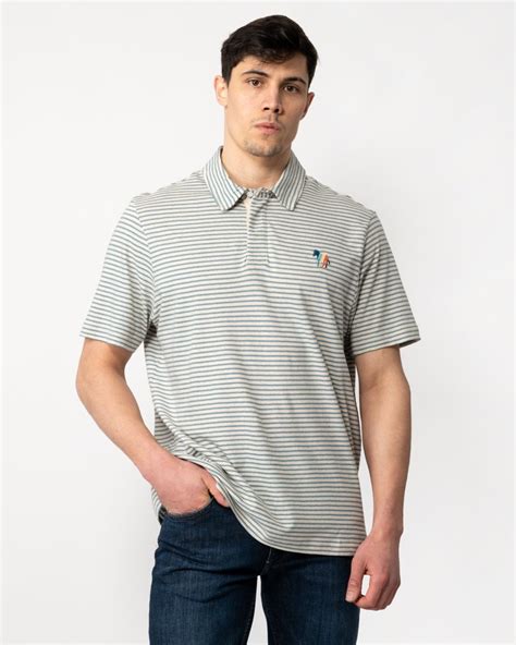 Paul Smith PS Paul Smith Mens Regular Fit Short Sleeve Broad Zebra Polo