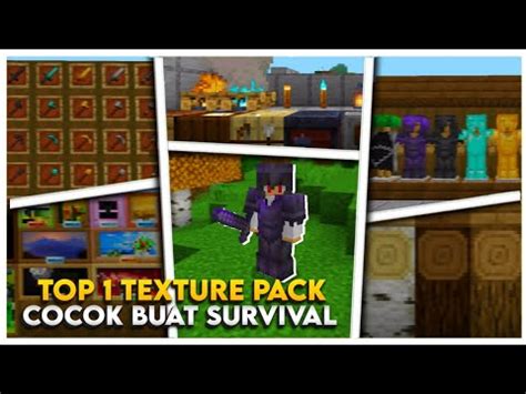 Top Texture Pack Cocok Buat Survival Mcpe Terbaru Texture