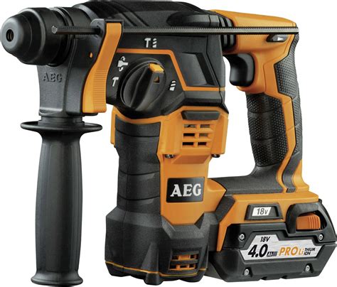 AEG Powertools BBH18 4 0 Ah Accu Combihamer Accu Boorhamer SDS Plus